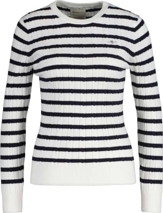 Immagine prodotto GANT Stretch Cotton Cable Stripe C-Neck (L)