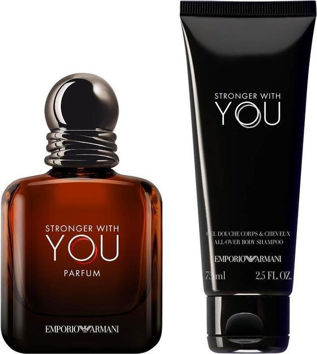 Actual product image Giorgio Armani Stronger With You | 50ml + 75ml | Set 2 st (Eau de parfum, 75 ml)