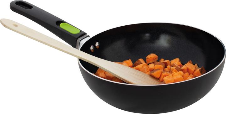 Actual product image Eurotrail Aluminum wok pan with ceramic coating