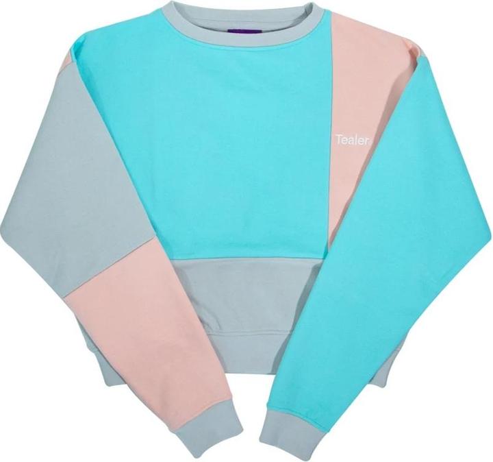 Tealer sweatshirt rundhasausschnitt teaer crop cutout (L)