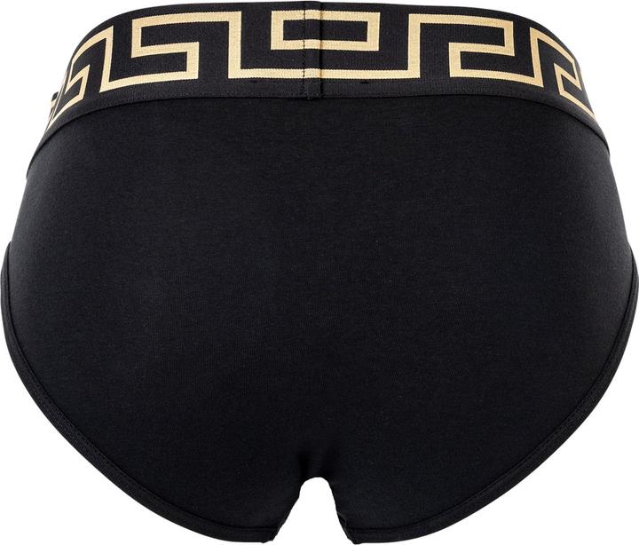 Produktbild Versace Bi-Pack Slip Jersey Topeka Bi-Stretch Cotton Organic New Logo (L, 2er Pack)