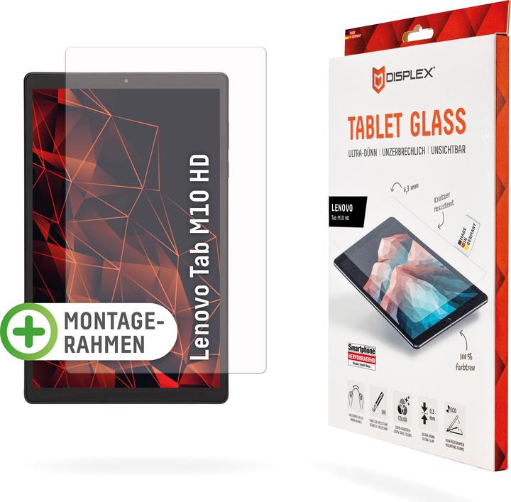 Displex Vetro per tablet, vetro protettivo per tablet (1 Pezzo/i, Tab M10 HD)