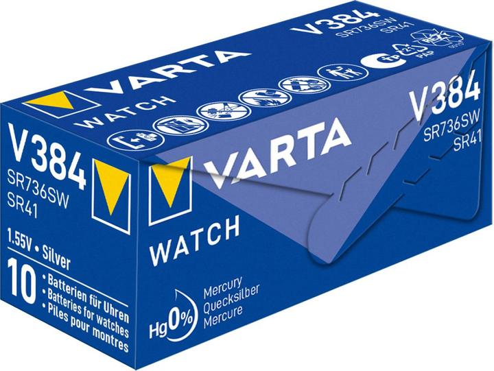 Immagine prodotto Varta 1 Cron V 384 (1 pz., LR41, 37 mAh)