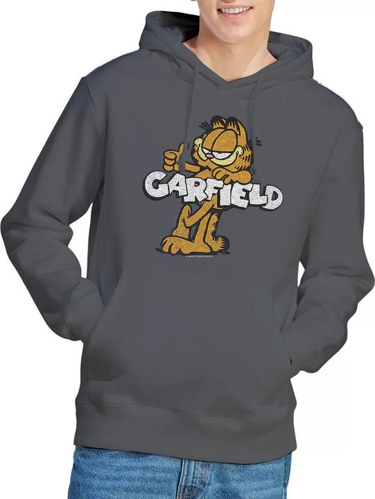 Immagine prodotto Garfield Garf Felpa con Cappuccio Retrò Uomo (XXL)