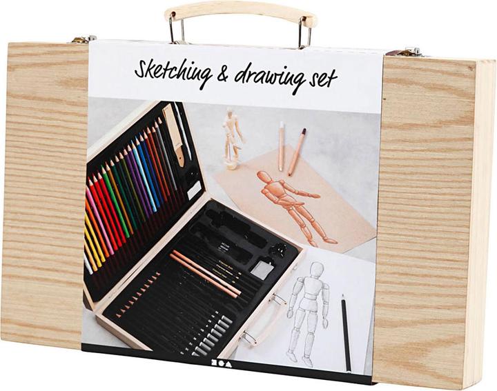 Actual product image Creativ Company Crayon box set 51 pieces (Multicoloured, 51 x)