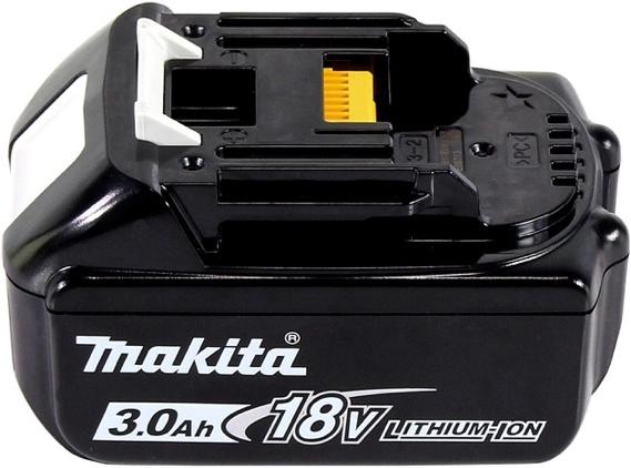 Produktbild Makita DTW 180 F1J Akku Schlagschrauber 18 V 180 Nm 3/8" Brushless + 1x Akku 3,0 Ah + Makpac - ohne (Akkubetrieb)