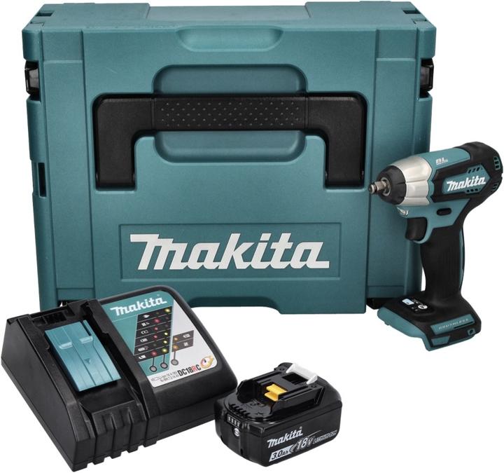 Produktbild Makita DTW 180 RF1J Akku Schlagschrauber 18 V 180 Nm 3/8" Brushless + 1x Akku 3,0 Ah + Ladegerät + M (Akkubetrieb)