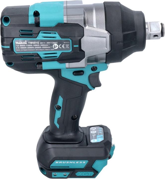 Actual product image Makita TW 001 GM1 Battery impact wrench 40 V max. 1800 Nm brushless XGT + 1x battery 4.0 Ah - without (Rechargeable battery operated)