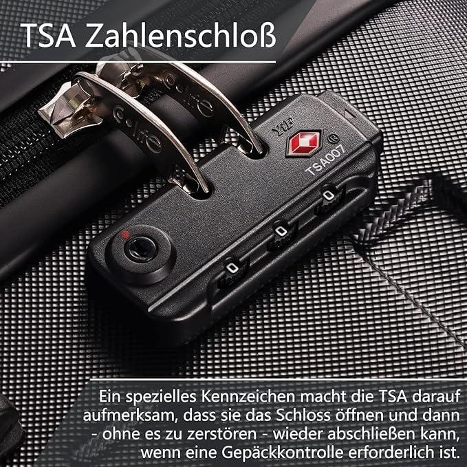 Produktbild Coolife Hartschalenkoffer mit TSA-Schloss (60 l, M (50 - 90l))