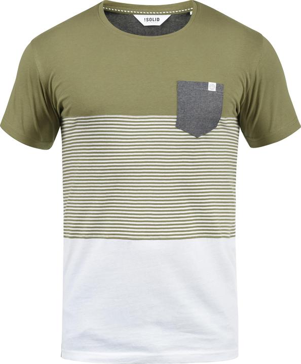 Immagine prodotto Solid Malte T-Shirt Con Disegno Maglietta A Manica Corta Da Uomo Con Girocollo (XXL)