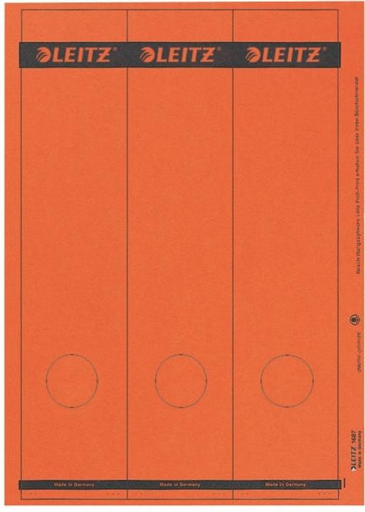 Actual product image Leitz PC inscribable spine labels for quality folders 180°.