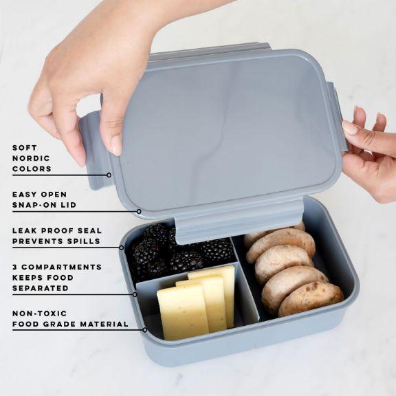 Actual product image 3 Sprouts Lunch Box - Blue - 22x14x6.5cm