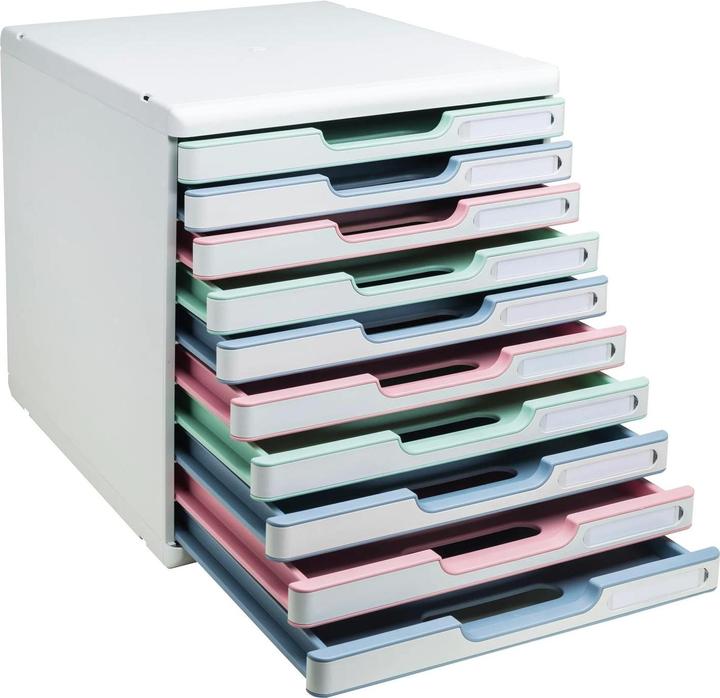 Image du produit Exacompta Schubladenbox Modulo, 10 Schubladen, AutentiK (A4)