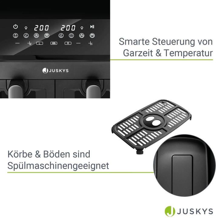 Actual product image Juskys Heissluftfritteuse