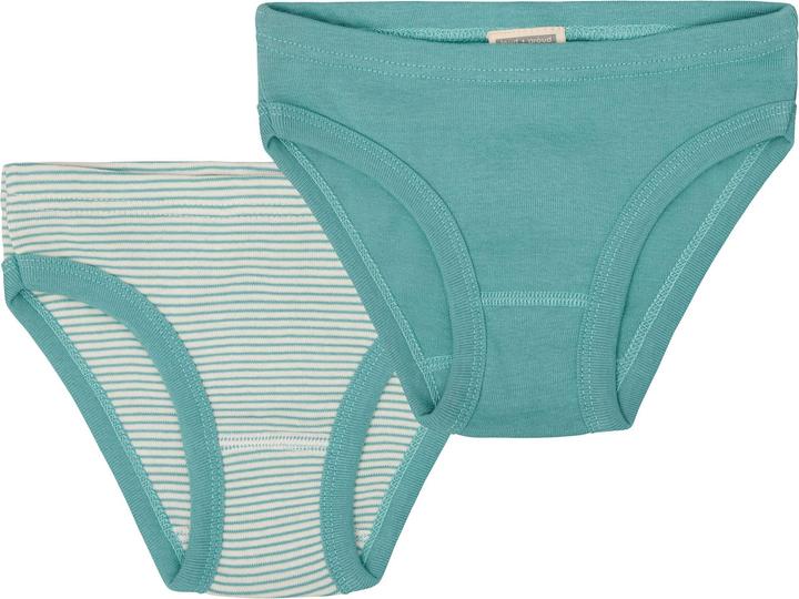 loud + proud Confezione doppia di slip a costine sottili
