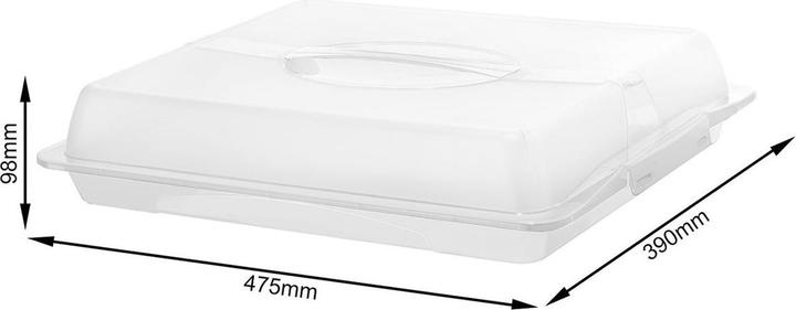 Actual product image Rotho Storage container John 12 l, Green/Transparent