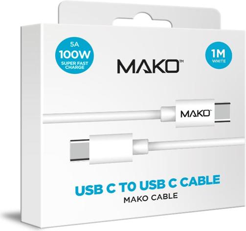 Produktbild Mako USB C – USB C (1 m, USB 2.0, 100 W)