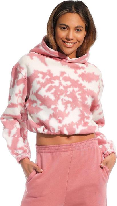 Immagine prodotto Light and Shade Felpa Corta con Cappuccio Tie Dye Donna (XS)