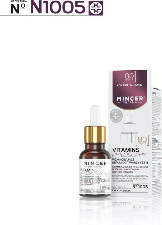 Kenwood Pharma Vitamins Philosophy Strengthening Serum For Face And Neck No. 1005 15ml (15 ml)