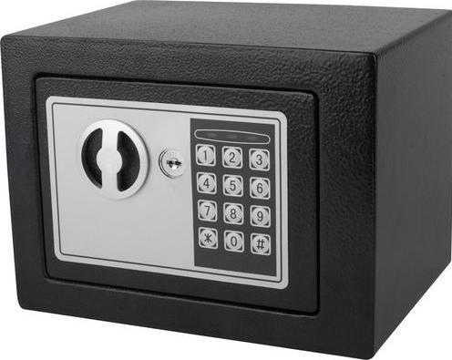 Actual product image pavo Safe black 23.0 x 17.0 x 17.0 cm