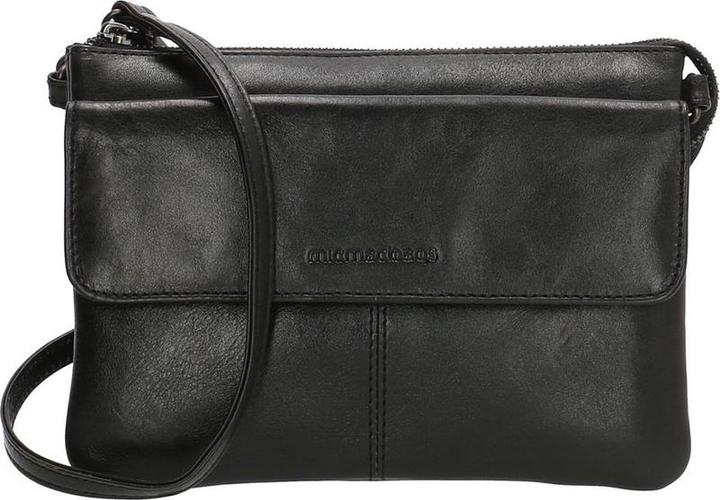 Micmacbags Porto Umhängetasche - Schwarz - 100% Leder