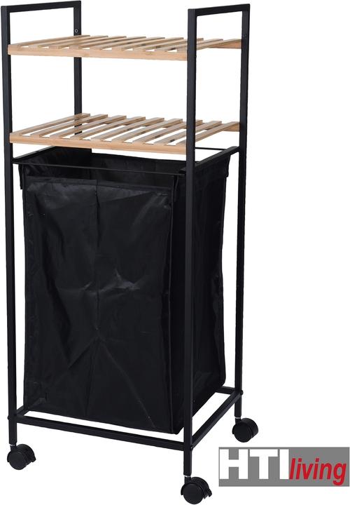 Produktbild HTI-Living Bad Regal mit Wäschesack (38 x 32.5 x 89.5 cm)