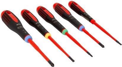Immagine prodotto Bahco Ergo 1000V slimblade skruetraekkersaet med 5 dele. LK, PZ e Torx 10