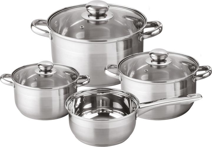 Actual product image Michelino Stainless steel saucepan set 7 pcs. (24 cm, Pot, Stainless steel)