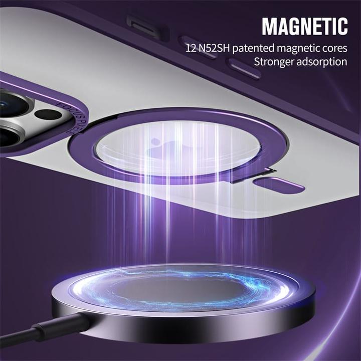 Produktbild RPD iPhone 16 Pro Max - Magsafe Stand Etui silber (Apple iPhone 16 Pro Max)