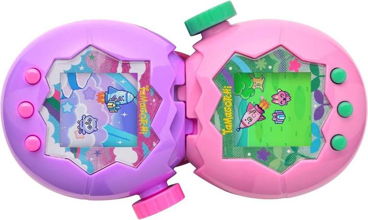 Actual product image Bandai Tamagotchi Paradise Land pink (German, Spanish, Chinese, French, Korean, Japanese, Italian, Portuguese, English)