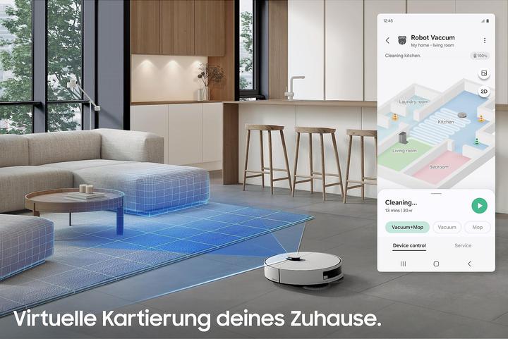 Productafbeelding Samsung BESPOKE Jet Bot Combo AI Steam Plus Saug- & Wischroboter (Robotstofzuiger)