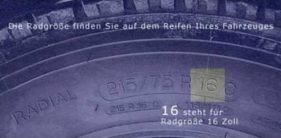 Produktbild Autostyle Nardo Design (4 Stück, 16")