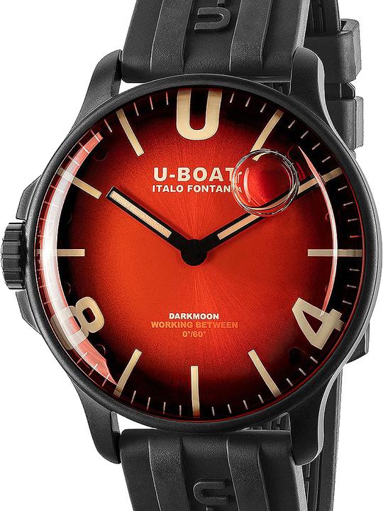 Immagine prodotto U-Boat 8697/B Darkmoon Red IPB Soleil 44mm 5ATM (Fatto in Svizzera, 44 mm)
