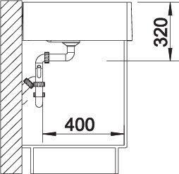 Image du produit Blanco Panor 60 (Éviers à poser, 60 cm, 63 cm)