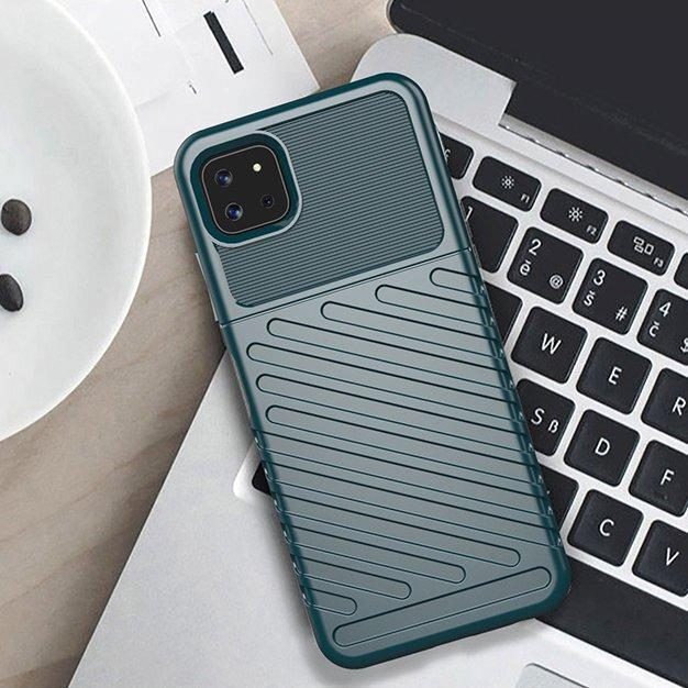 Produktbild Hurtel Thunder Case Flexible Tough Rugged Cover TPU Case for Samsung Galaxy A22 5G black (Samsung Galaxy A22 5G)