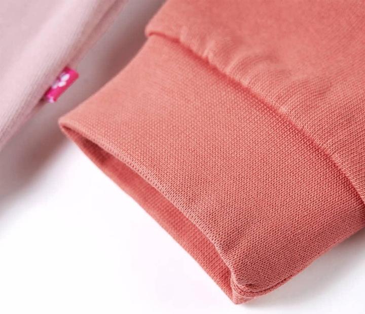 Immagine prodotto VidaXL Felpa da bambino con blocchi di colore Rosa 92,Materiale: 80 (92)