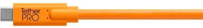 Produktbild Tether Tools Kabel TetherPro USB-C zu USB 3.0 Male B, 4.6 m Orange (Kabel)
