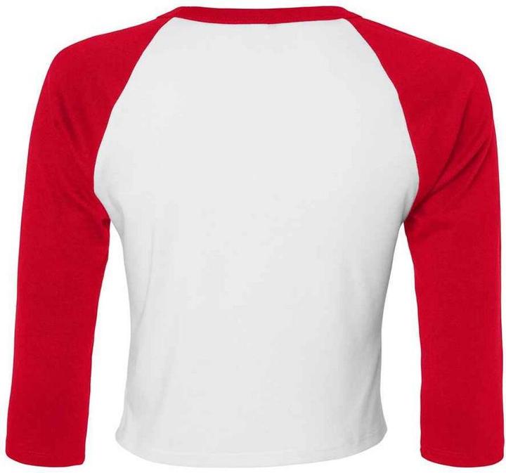 Produktbild Bella Canvas kurzes TShirt Raglanärmel 34 Ärmel (XS)