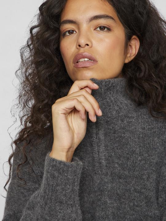 Actual product image Vila Zip-up turtleneck knitted jumper (M)