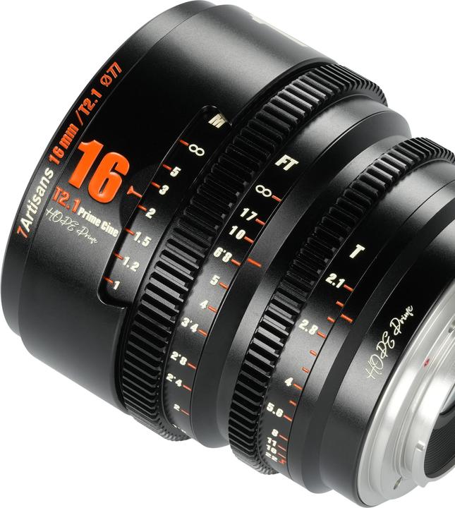 Actual product image 7artisans Fixed focal length 16mm T/2.1 - MFT, lens type: wide-angle (Micro Four Thirds, Micro Four Thirds)