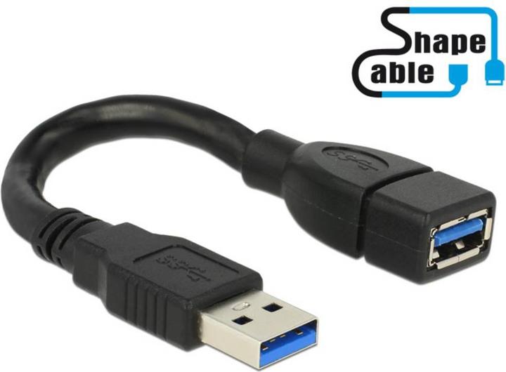 Produktbild Delock USB ShapeCable (0.15 m, USB 3.0)