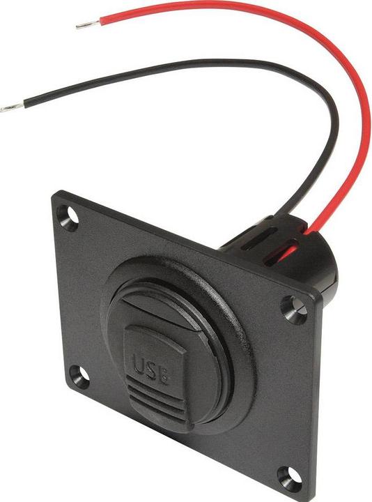 Actual product image ProCar Power USB socket outlet Mounting plate and cover