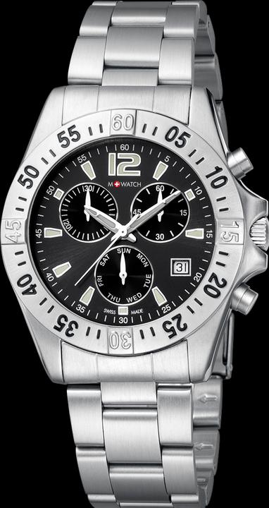 M Watch Mondaine Aqua Steel 40 (Cronografo, Fatto in Svizzera, 40 mm)