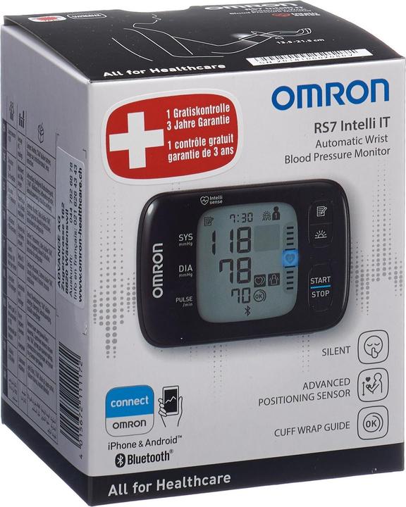 Actual product image Omron RS7 Intelli IT (Blood pressure monitor wrist)
