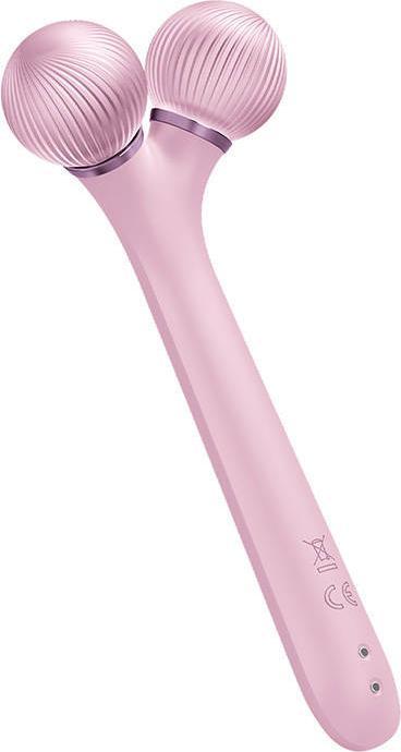Actual product image Konjac Sponge Roller soniczy do twarzy 4w1 Geske z Aplikacją (różowy)