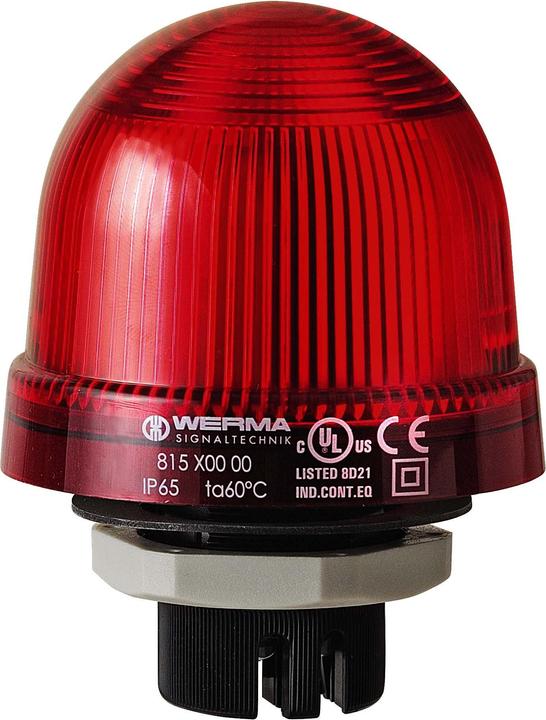Produktbild Werma LED Dauerleuchte 81610055 24V AC/DC rt Dauerleuchte 4049787015810