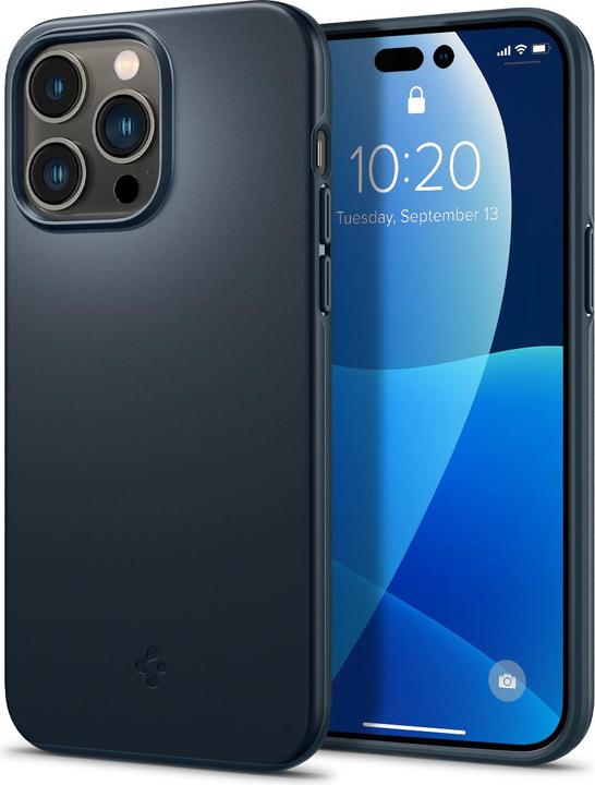 Produktbild Spigen Thin Fit iPhone 14 Pro case - Total eclipse blue (Apple iPhone 14 Pro)