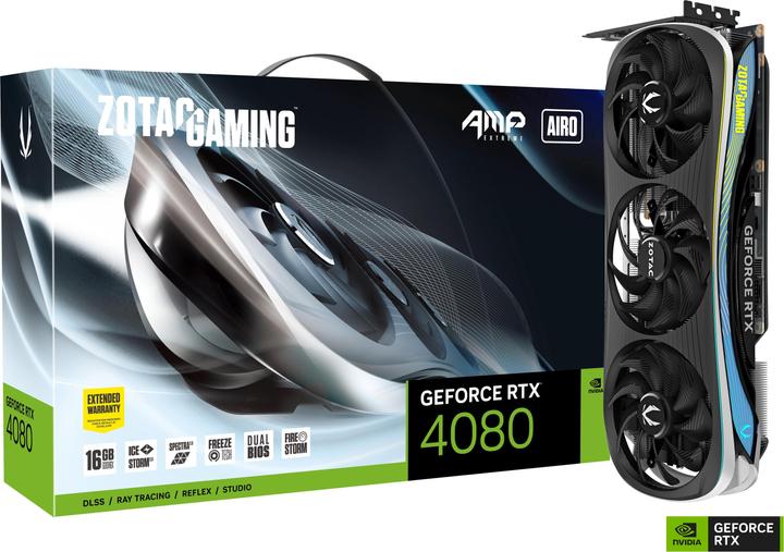 Produktbild Zotac Gaming Geforce Rtx 4080 Amp Extreme Airo (16 GB)