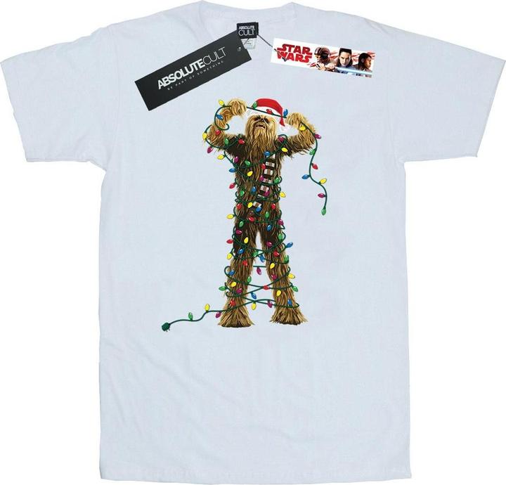 Star Wars Chewbacca Christmas Lights TShirt (M)