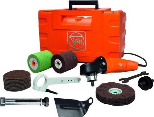 Image du produit Fein Set Start acier inoxydable WPO 14-25 E - Set polissage acier inoxydable (Polisseuse excentrique, 1200 W)